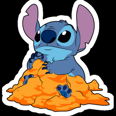 LILO & STITCH Cartoon Sticker 10