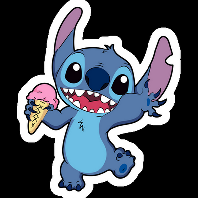 LILO & STITCH Cartoon Sticker 15