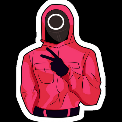 squid game soldier sticker