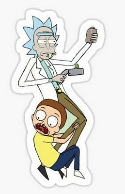 Rick & Morty Im scared sticker