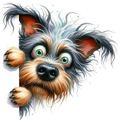 Funny Dog Car Weatherproof Dog Sticker