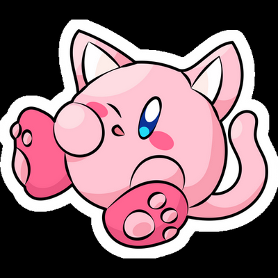 KIRBY Cartoon Sticker 09