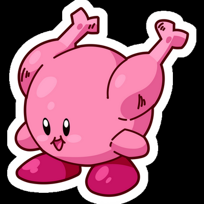 KIRBY Cartoon Sticker 12
