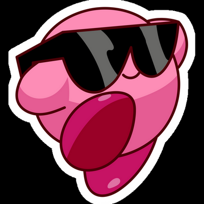 KIRBY Cartoon Sticker 17