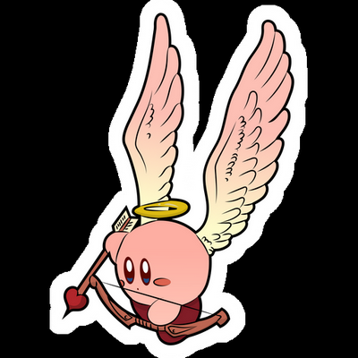 KIRBY Cartoon Sticker 19