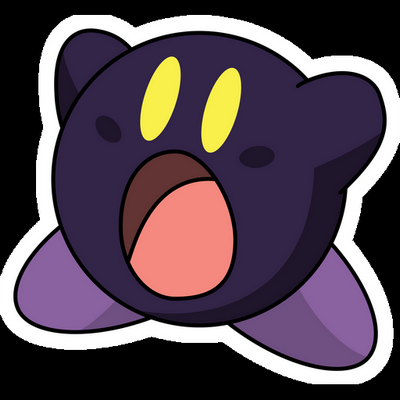 KIRBY Cartoon Sticker 20