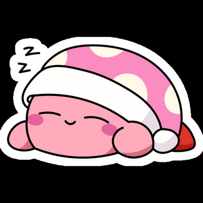KIRBY Cartoon Sticker 52