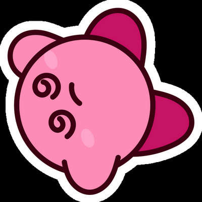KIRBY Cartoon Sticker 54