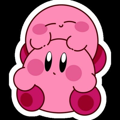 KIRBY Cartoon Sticker 59