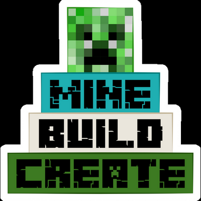 mine buil create gamer sticker