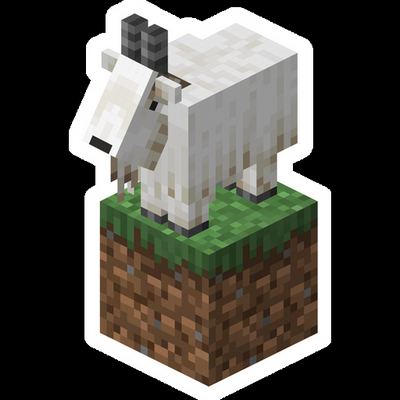 minecraft goat grass block