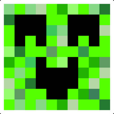 minecraft happy creeper