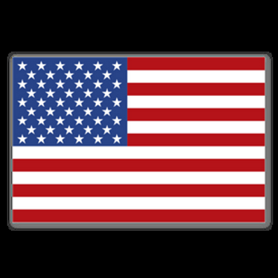 USA FLAG PATRIOTIC STICKER