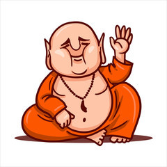 Buddha Hey Religious Sticker