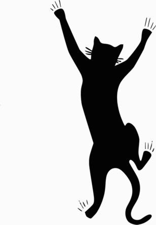 CAT SCRATCH CAR sticker 1