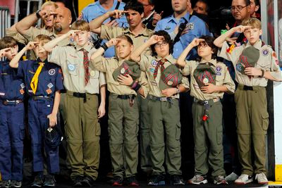 BOY SCOUTS ALABAMA SALUTE STICKER