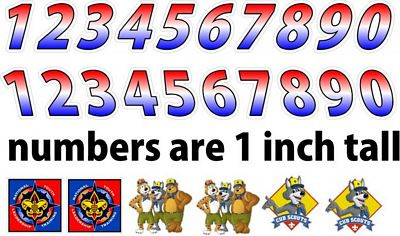 PINEWOOD DERBY scouting decal pack 2