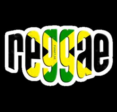 reggae JAMICAN FLAG sticker