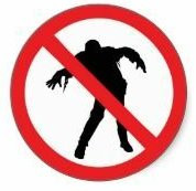 Walking Dead Zombie Sticker 35