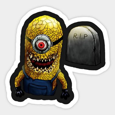 ZOMBIE MINION STICKER