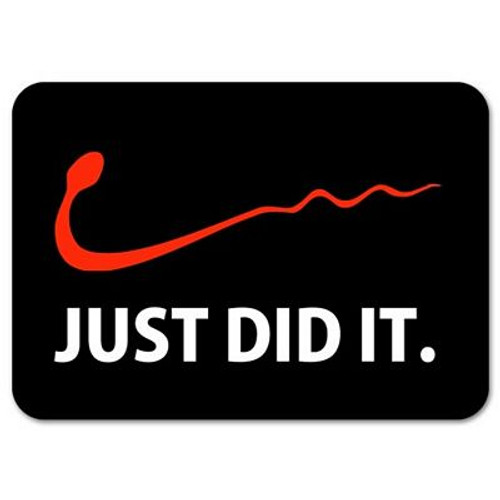 just did it rectangle sticker