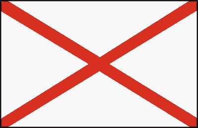 alabama State Flag Sticker