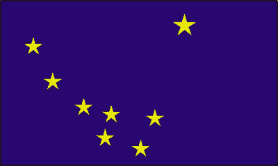 alaska State Flag Sticker