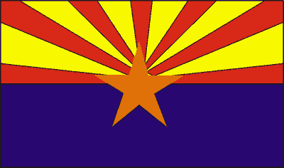 arizona State Flag Sticker