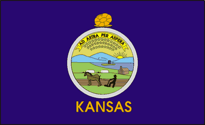 kansas State Flag Sticker