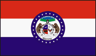 missouri State Flag Sticker
