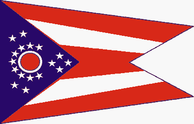 ohio State Flag Sticker