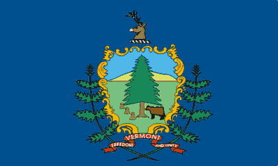vermont State Flag Sticker