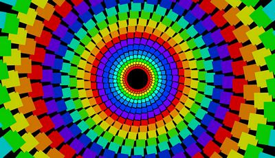 psychedelic patterns wall decal or window sticker03