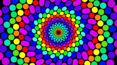 psychedelic patterns wall decal or window sticker19