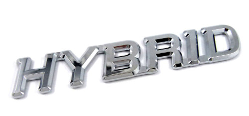 Hybrid Triple Chrome Plated Adhesive Emblem