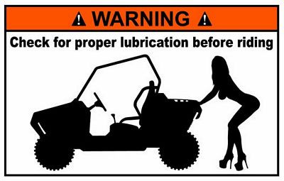 Rhino Funny Warning Sticker Set 6