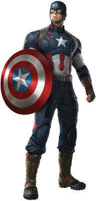 Captain America COLOR STICKER 77