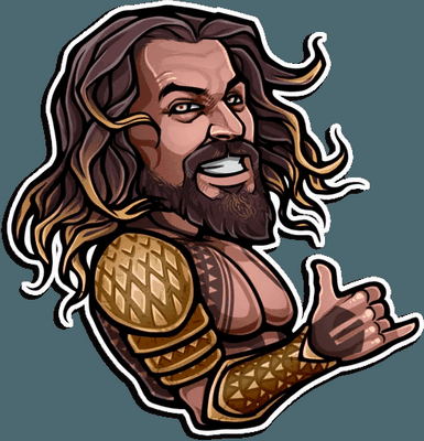 dc comics marvel comics sticker 3