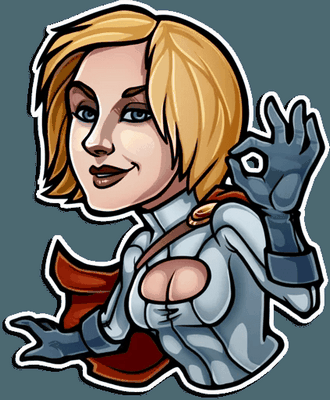 dc comics marvel comics sticker 27