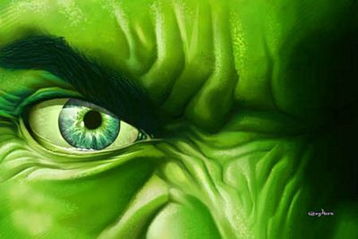 Incredible Hulk Color Sticker 1