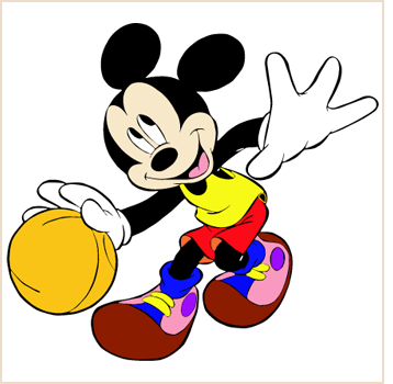 Mickey Mouse Cartoon Decal 01 3298