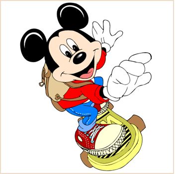 Mickey Mouse Cartoon Decal 05 3302