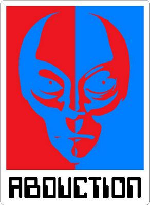 ALIEN ABDUCTION STICKER