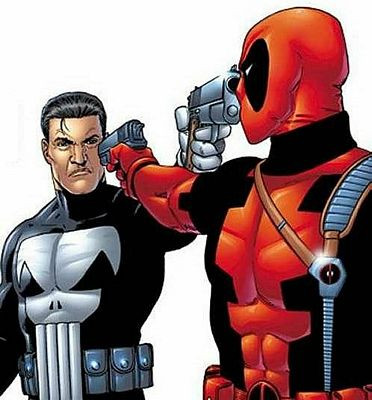 Deadpool vs Punisher Decal