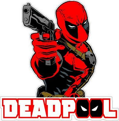 Deadpool with Gun Decal