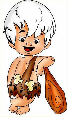 Bam Bam Rubble Color Decal Sticker