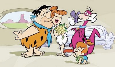 Flintstones Boomerang Color Decal Sticker