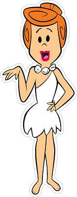Wilma Flintstone Sticker PLEASE