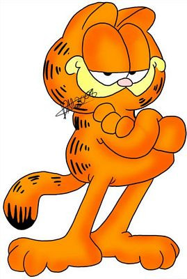 Garfield Color Sticker 6