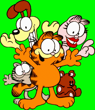 Garfieldand and Fiends Sticker